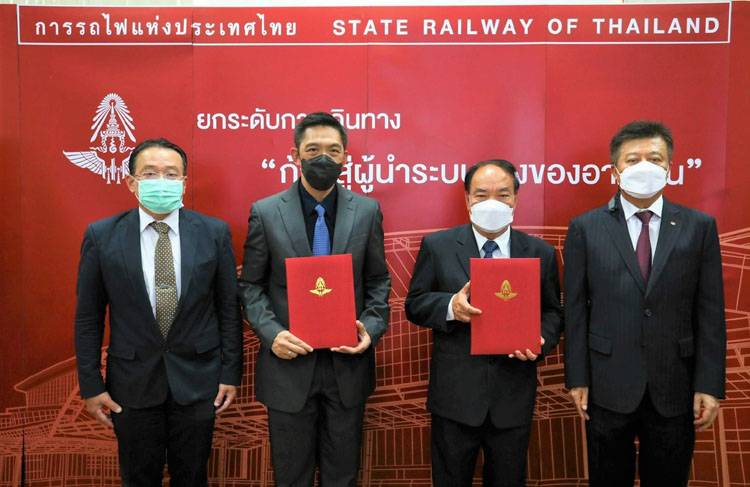 タイ国鉄（ＳＲＴ）の契約調印式