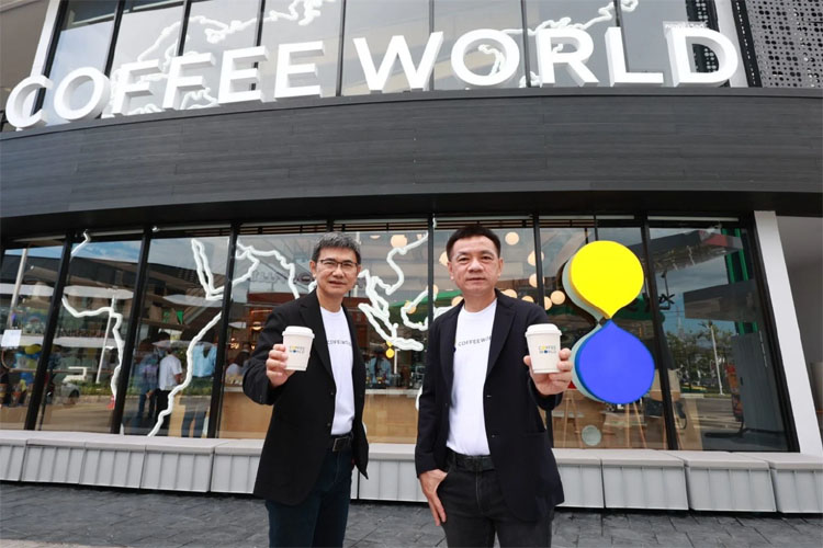「コーヒーワールド」の新型店