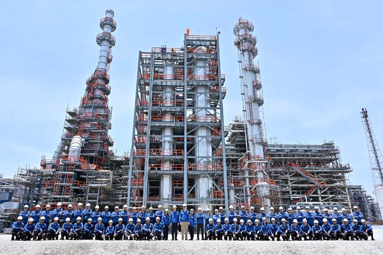 バンコク都内で建設したＳＡＦ工場の生産設備