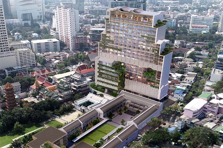 ザ・リッツ・カールトン・バンコク・ザ・リバーサイド」の完成イメージ