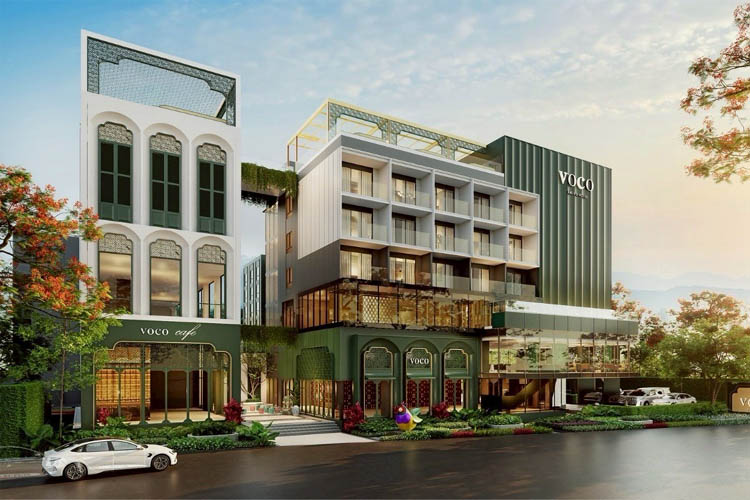 高級ホテル「ボコ・プーケット・バンタオ」の完成予想図