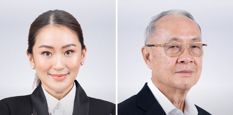 ペートンターン氏（左）とチャイカセム氏