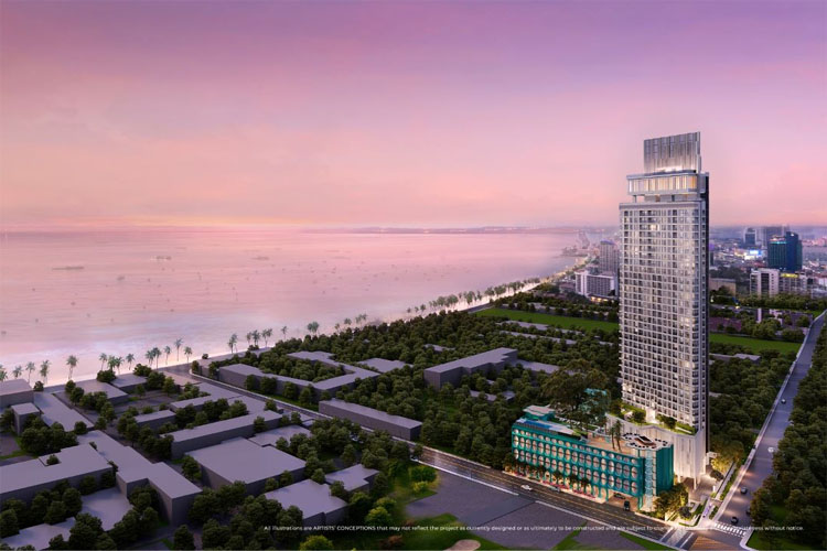 「テート・パタヤ」の完成予想図