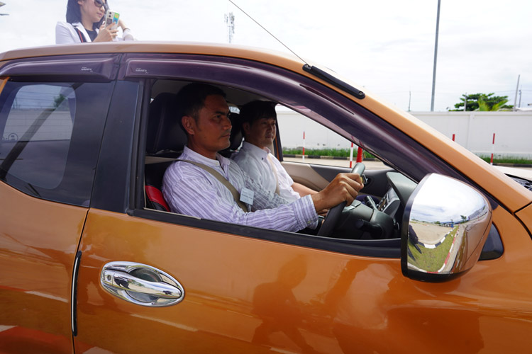 タイで実施した運転試験