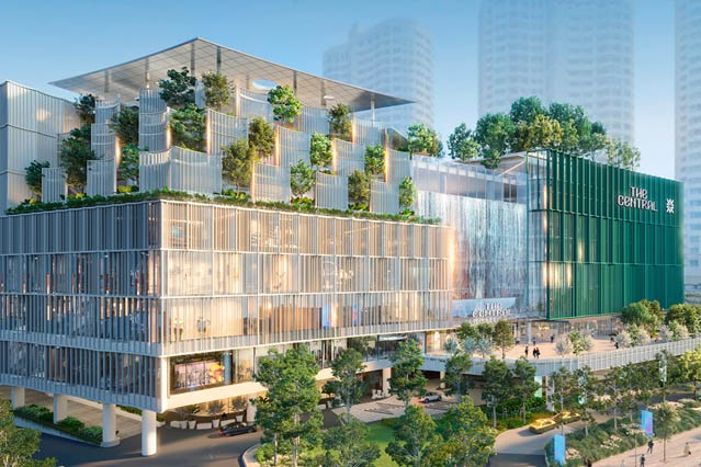 大型ＳＣ「ザ・セントラル」の完成予想図