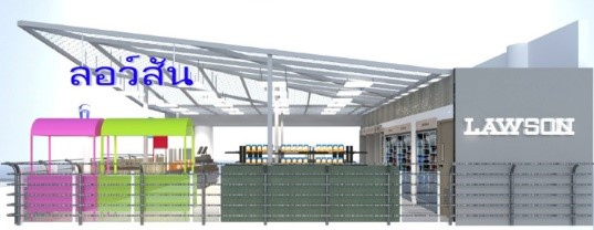 新店舗「ドンムアン空港２号店」のイメージ図