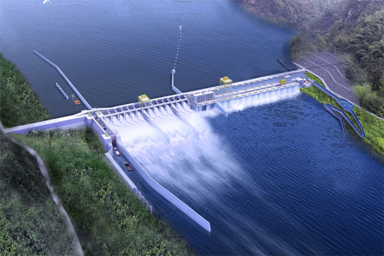 パクライ水力発電事業のイメージ図