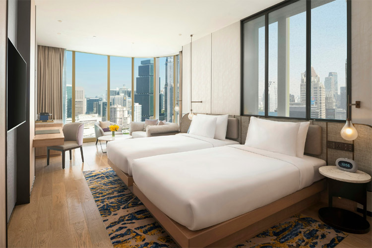 「グランドニッコー・バンコク・サトーン」の客室