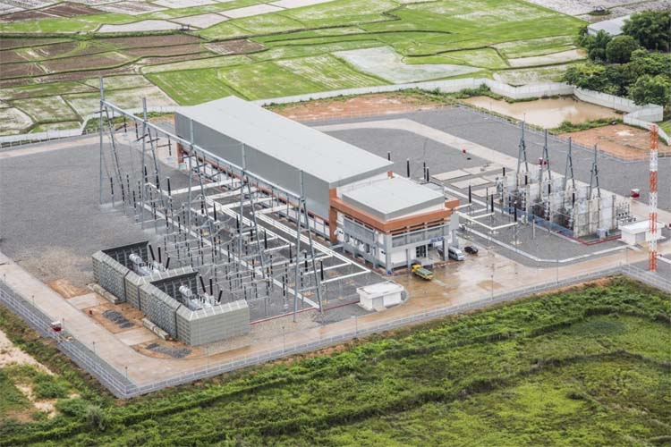 ナン県の変電所