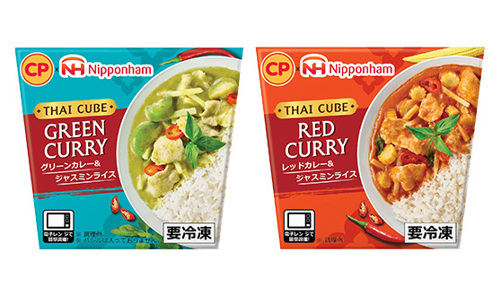 日本で発売するタイカレーの冷凍食品