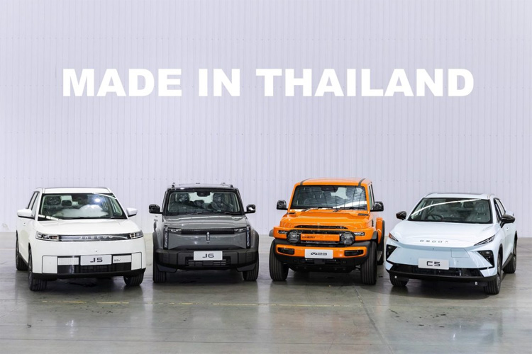 タイで生産しているＥＶ４車種