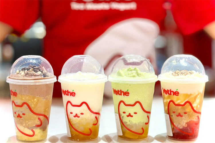 「ヨーテ」の茶入りヨーグルト飲料