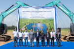 太陽光発電所の起工式